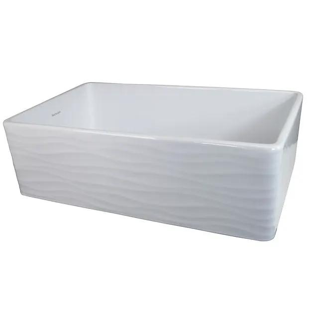 white kitchen sink