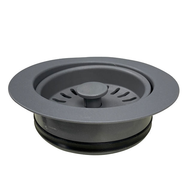 Nantucket Sinks 3.5 inch Disposal Flange with Strainer Kitchen Drain for Granite Composite Sinks