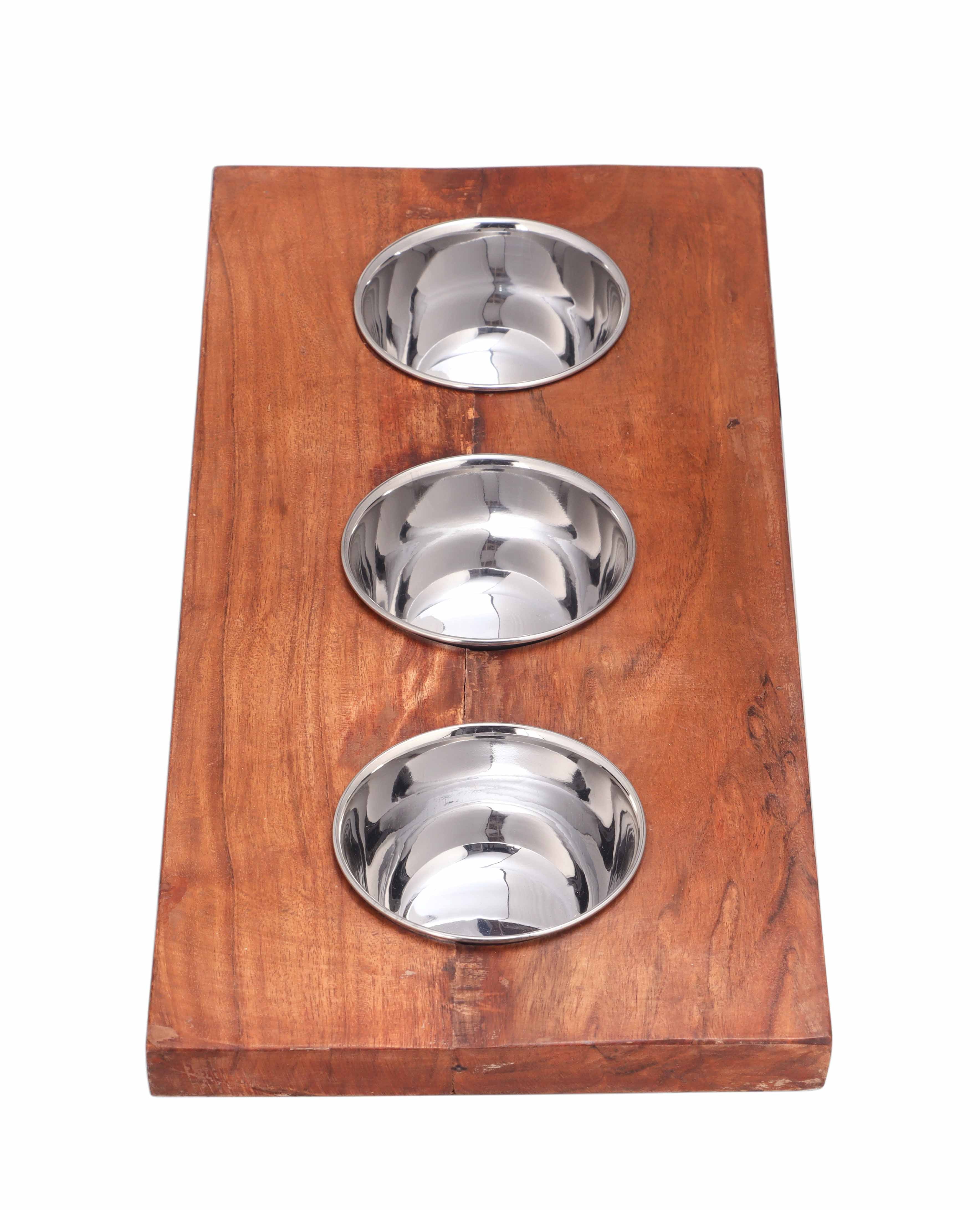 brown condiment tray