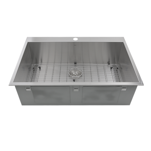 silver kitchen sink