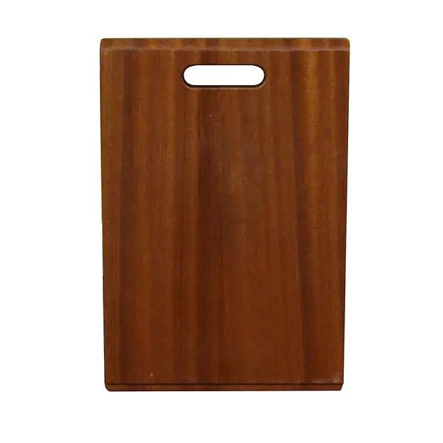 brown cutting board