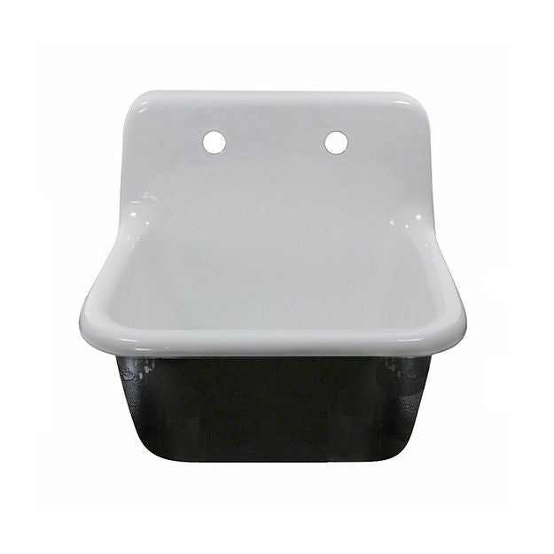 white/black bathroom sink