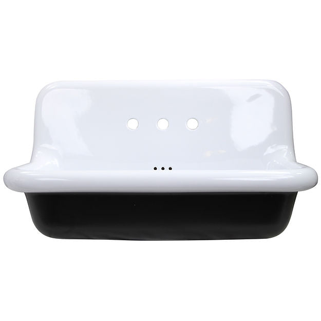 white/blk bathroom sink