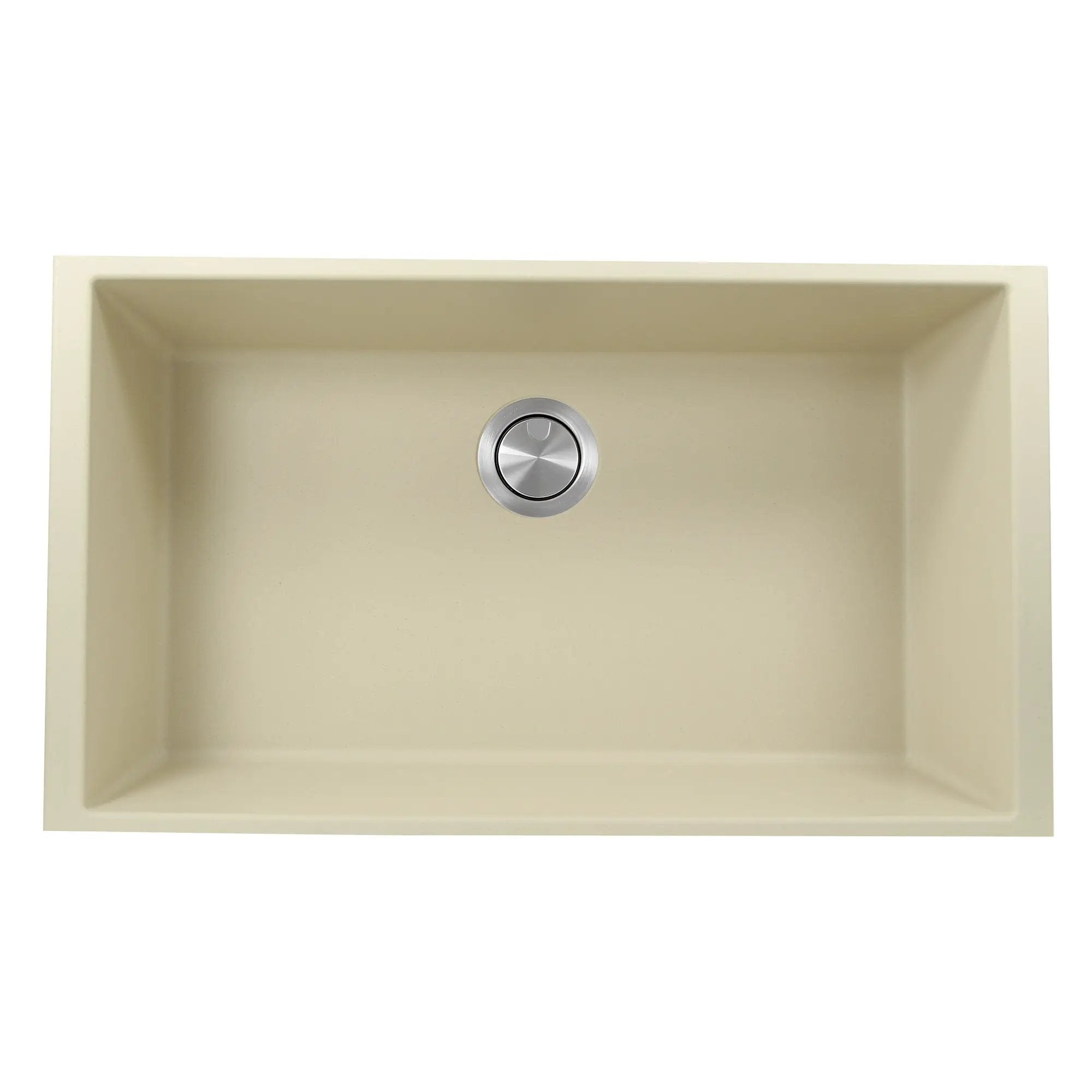 Nantucket Sinks 33 inch Undermount Granite Composite Sink by Nantucket