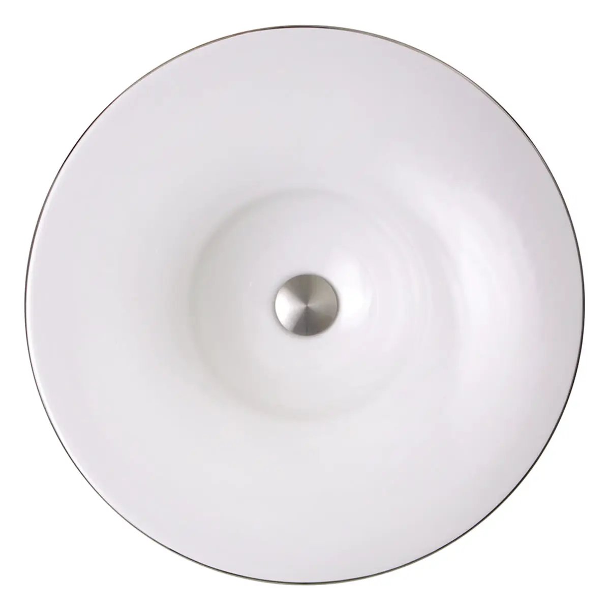 white/platinum bathroom sink