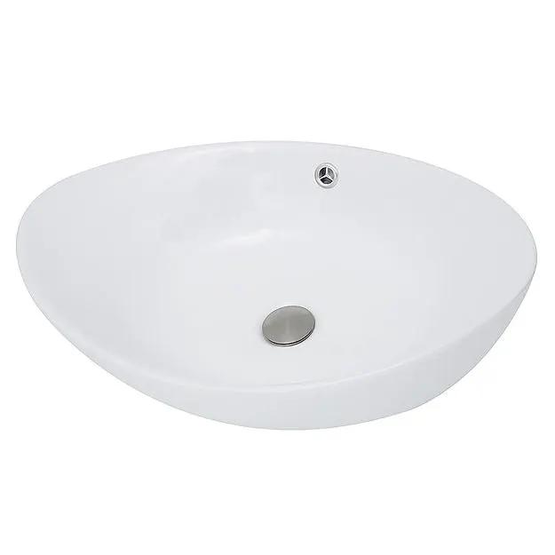 white bathroom sink