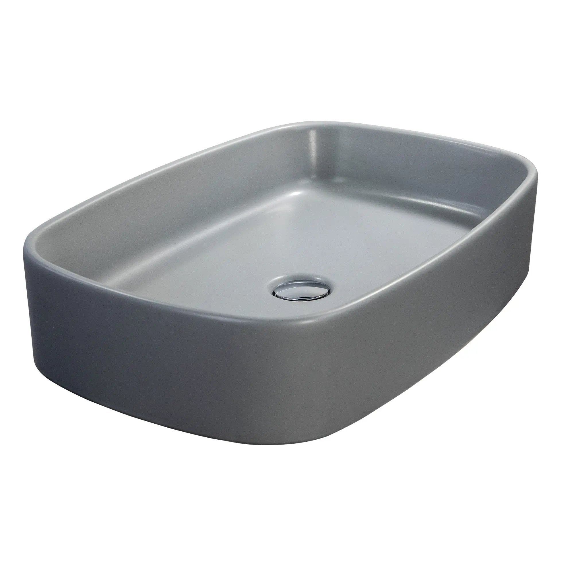matte concrete bathroom sink