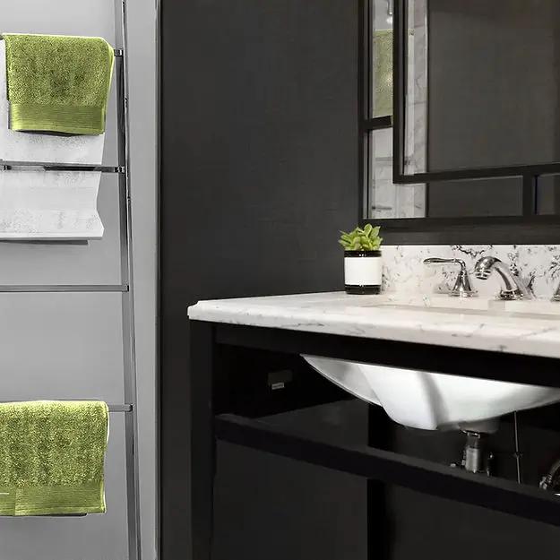 white bathroom sink