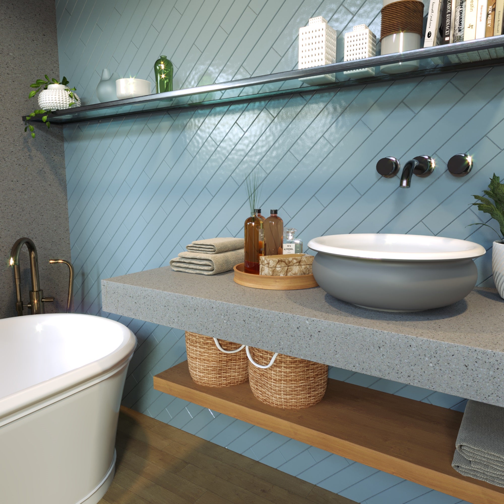 cream bathroom sink