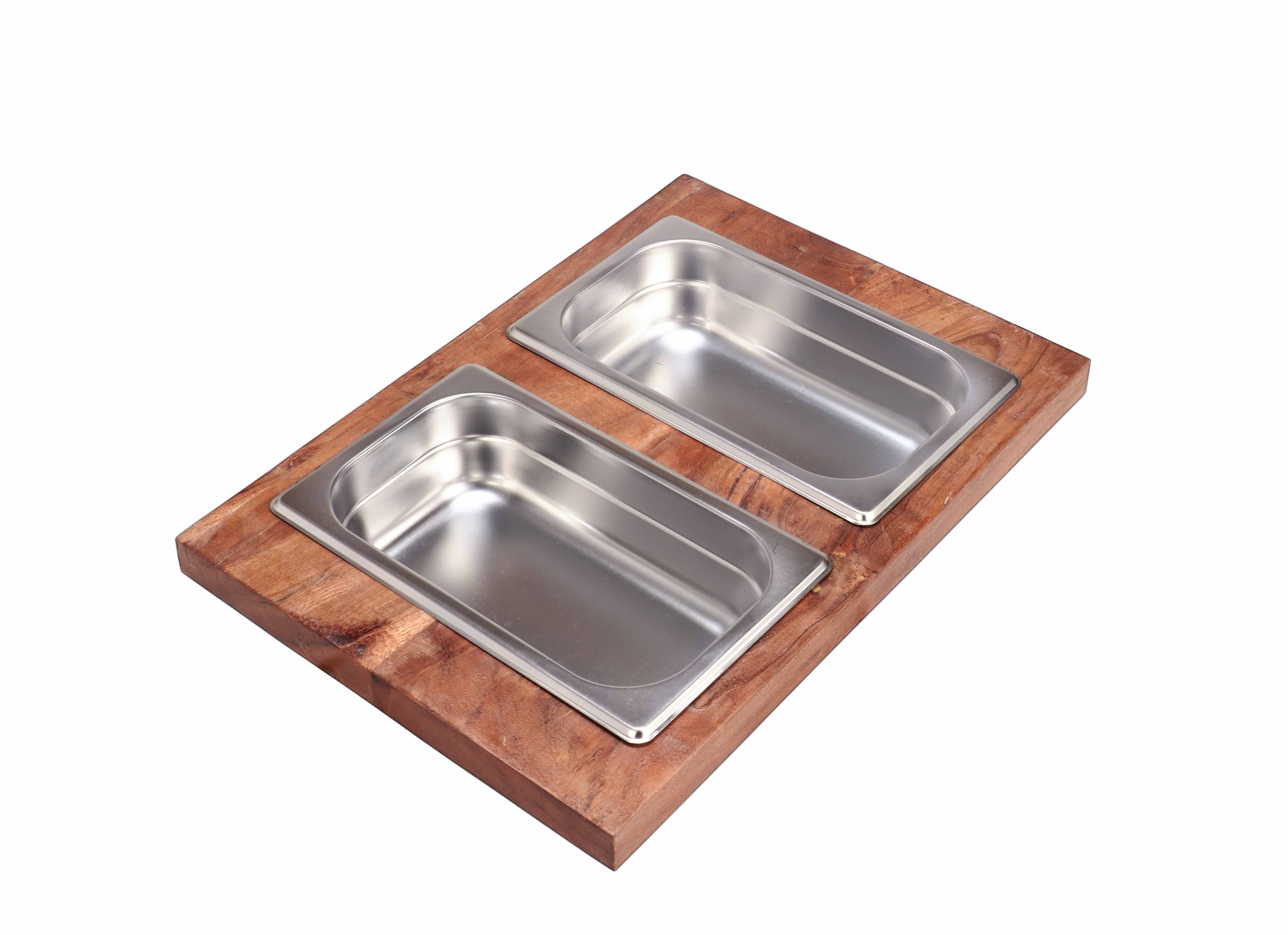 brown condiment tray