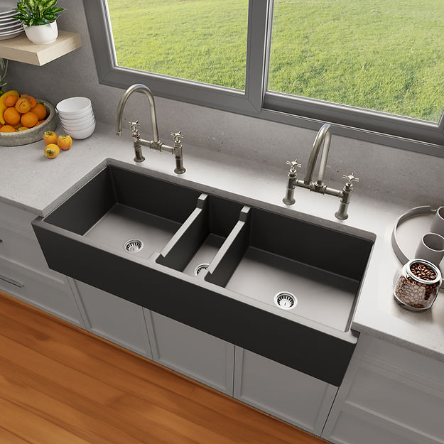 matte black kitchen sink