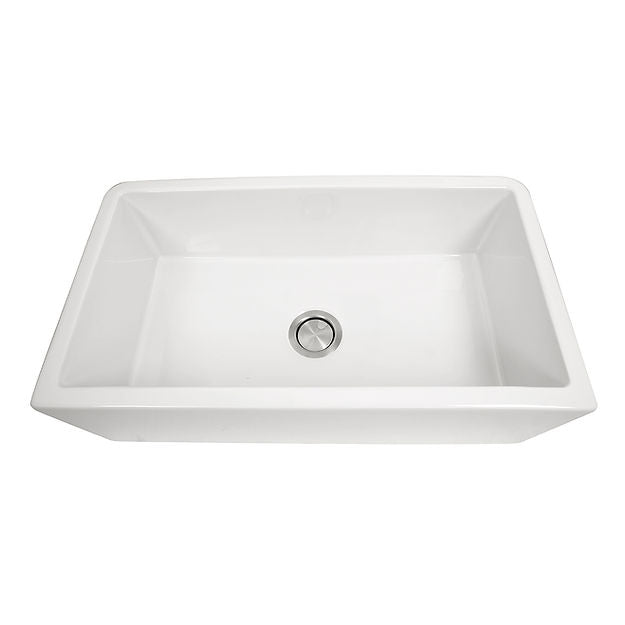 white kitchen sink