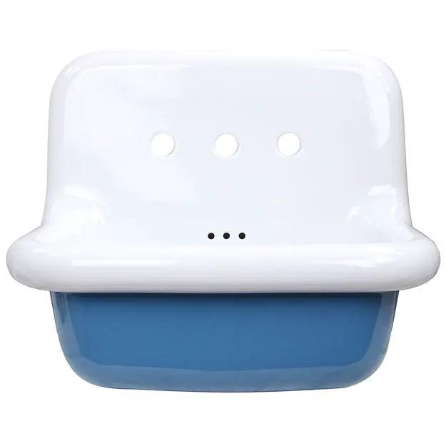 Nantucket Sinks Victorian Collection 24 inch Fireclay Wallmount Bathroom Sink by Nantucket
