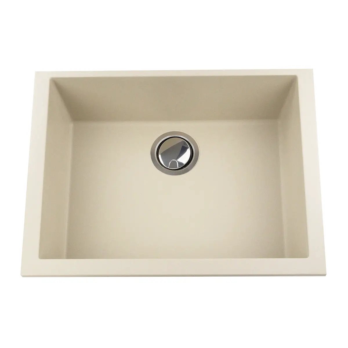 Nantucket Sinks 24 inch Single Bowl Undermount Granite Composite Sink by Nantucket