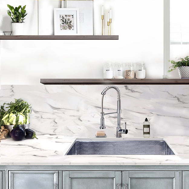 stainless steel kitchen sink