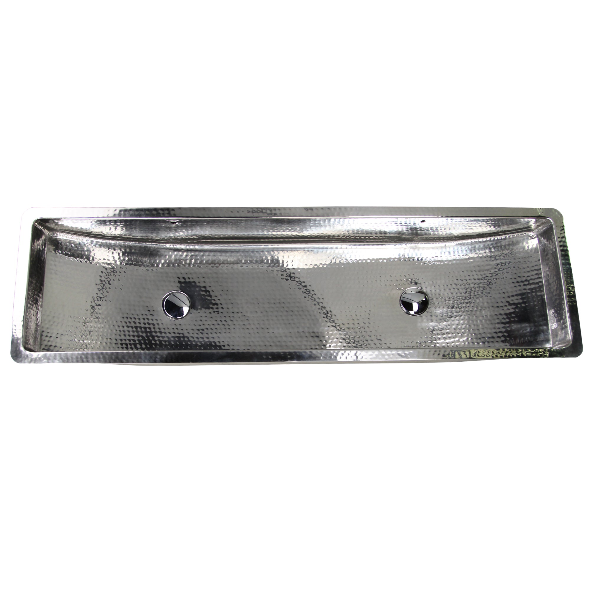 silver bathroom sink