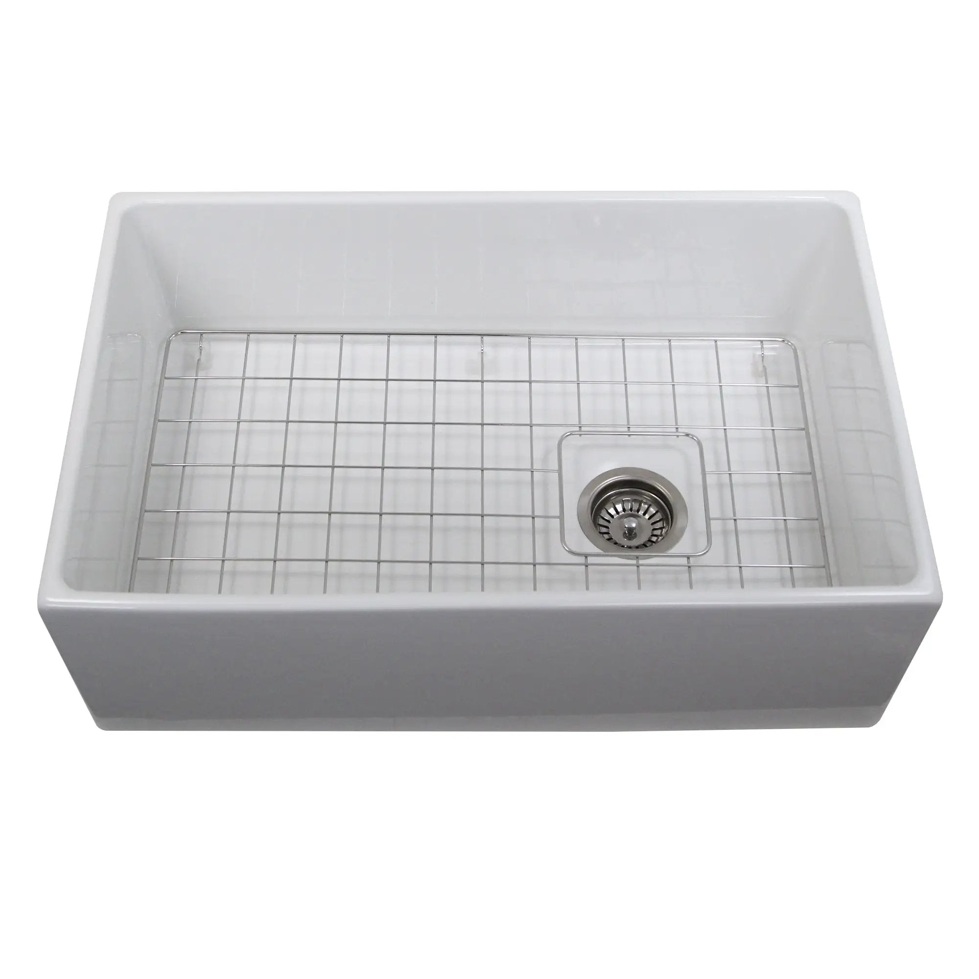 white kitchen sink
