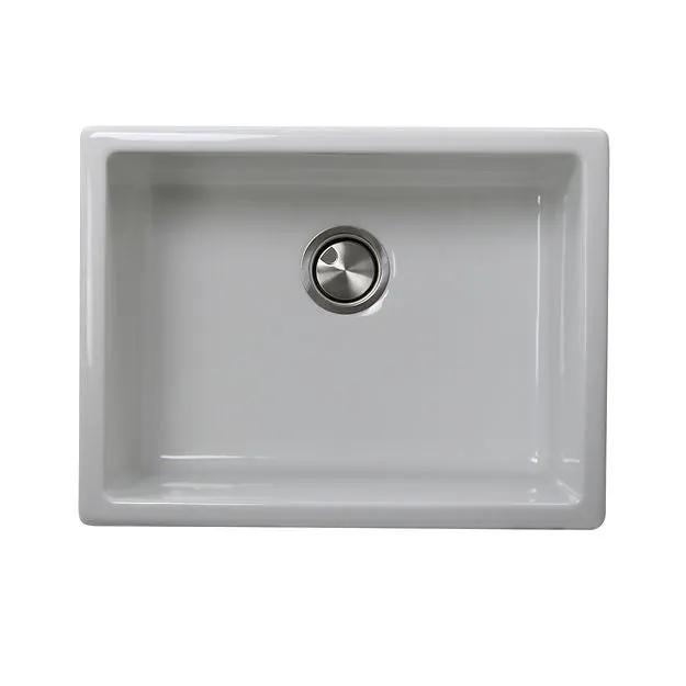 white bathroom sink