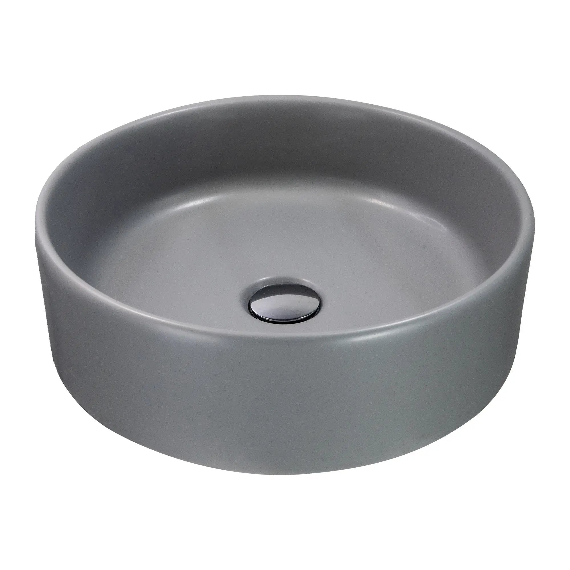 matte concrete bathroom sink