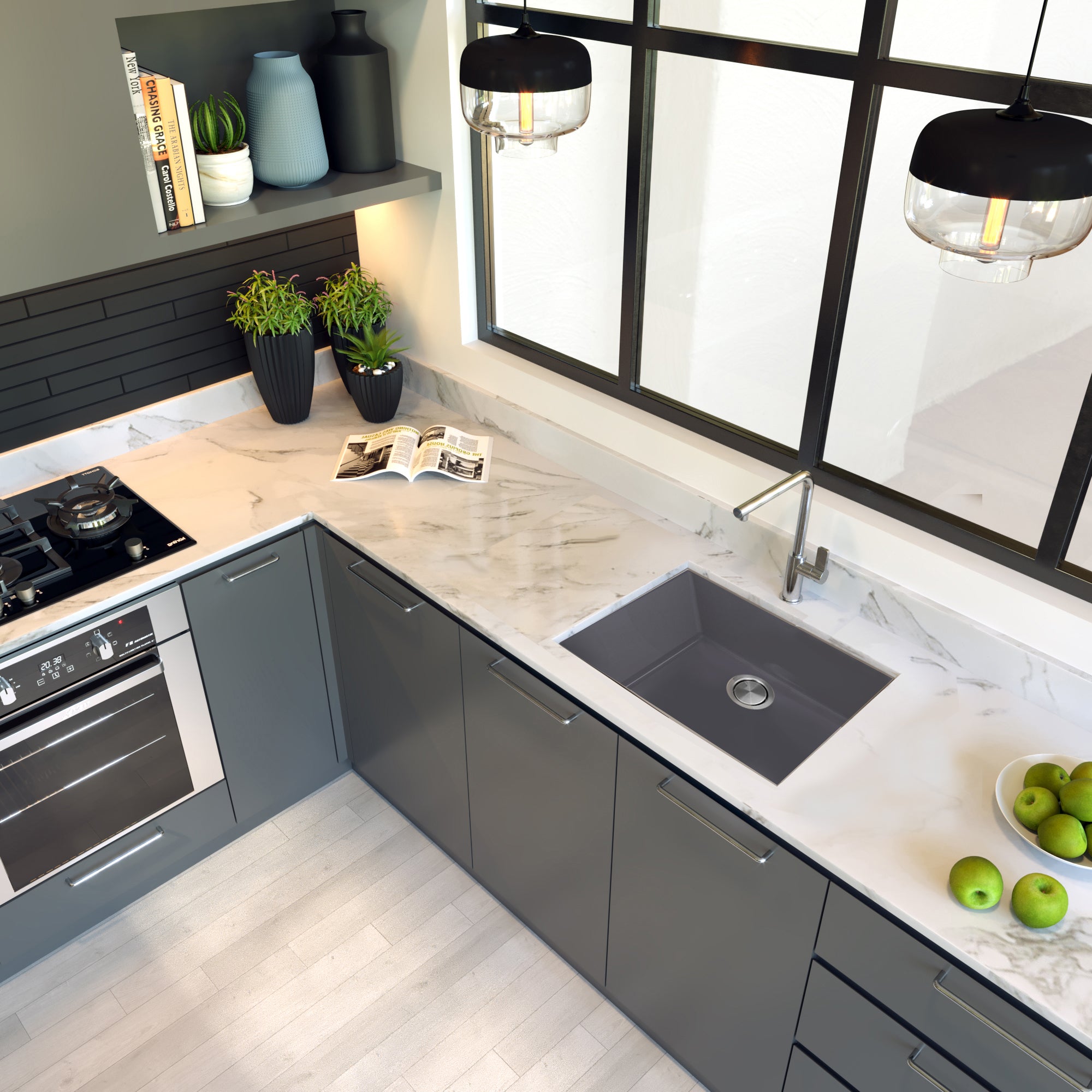 titanium kitchen sink