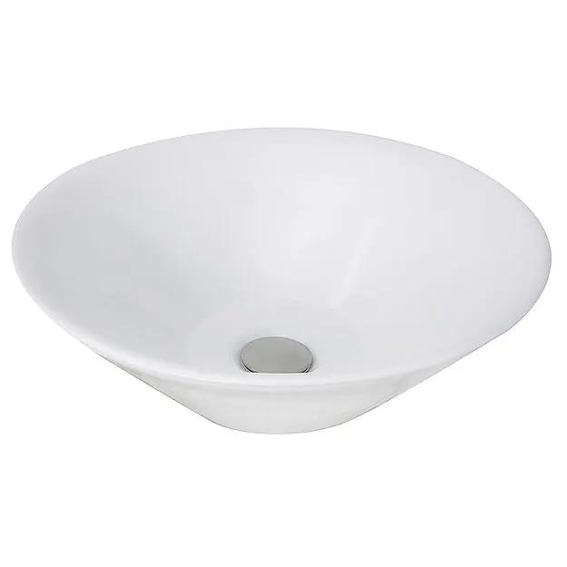 white bathroom sink
