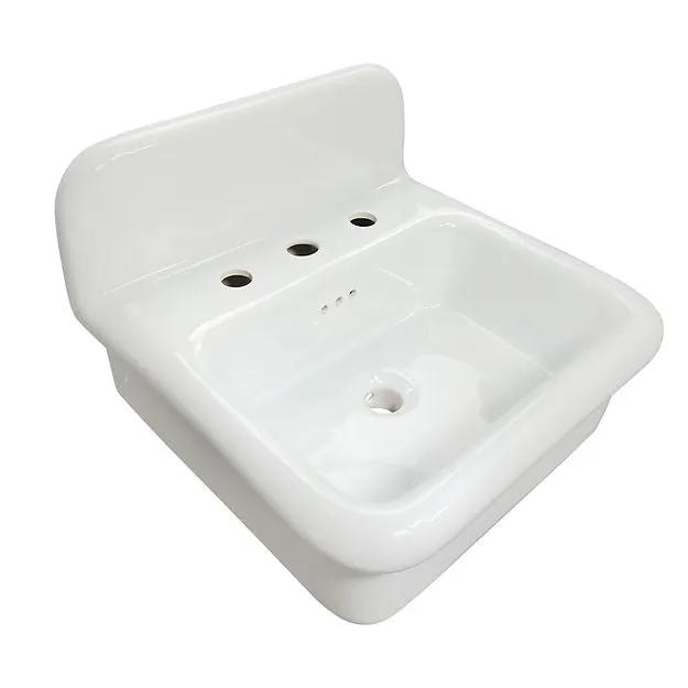 Nantucket Sinks 20 inch Victorian Collection Dualmount Bathroom Sink by Nantucket