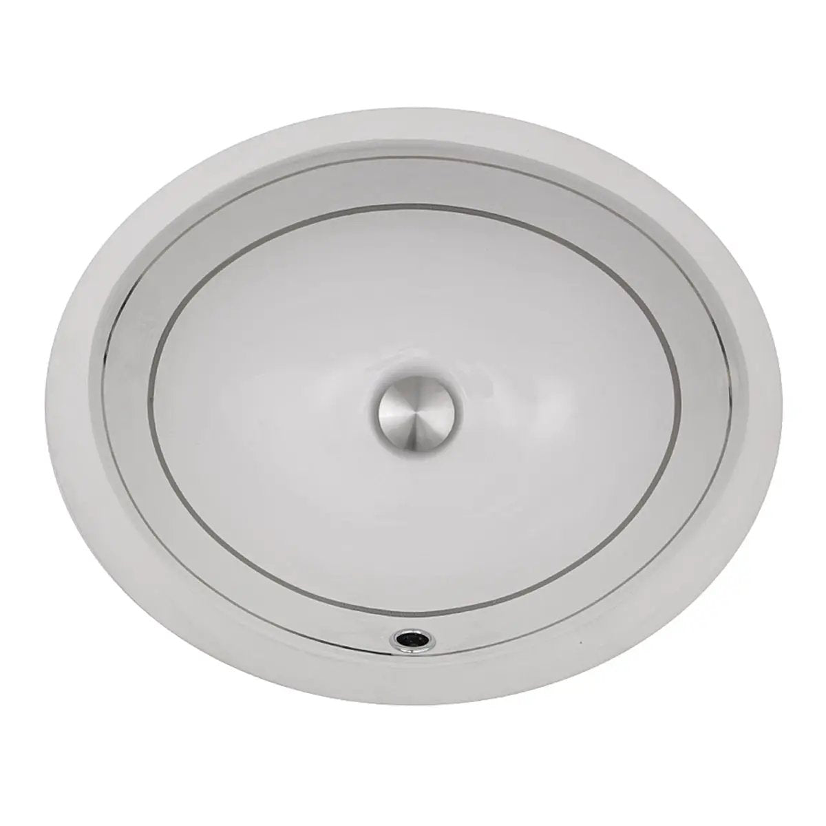 white/platinum bathroom sink