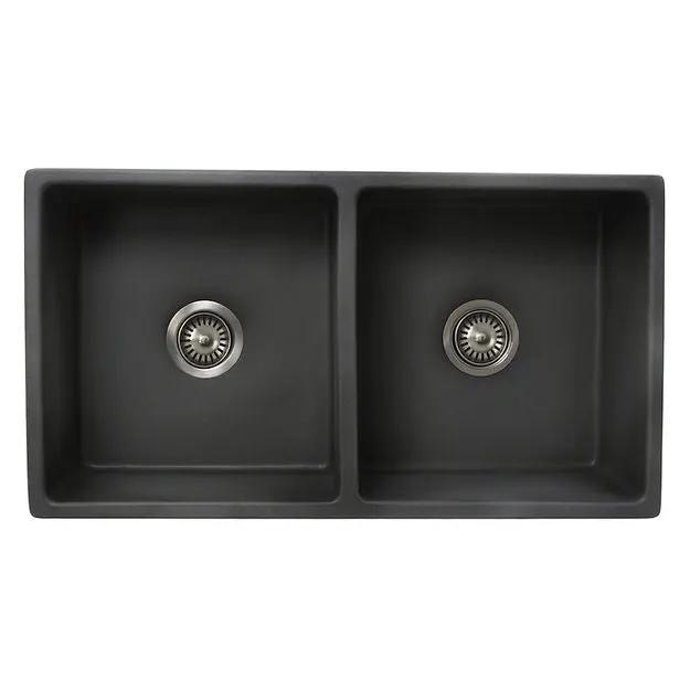 white kitchen sink