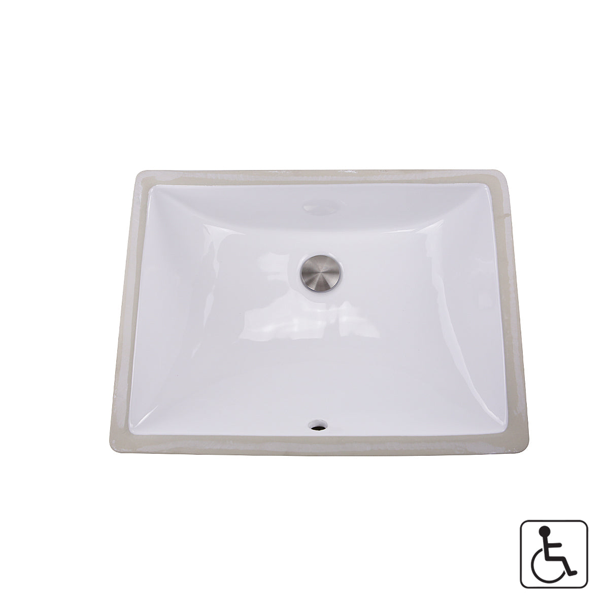 white bathroom sink