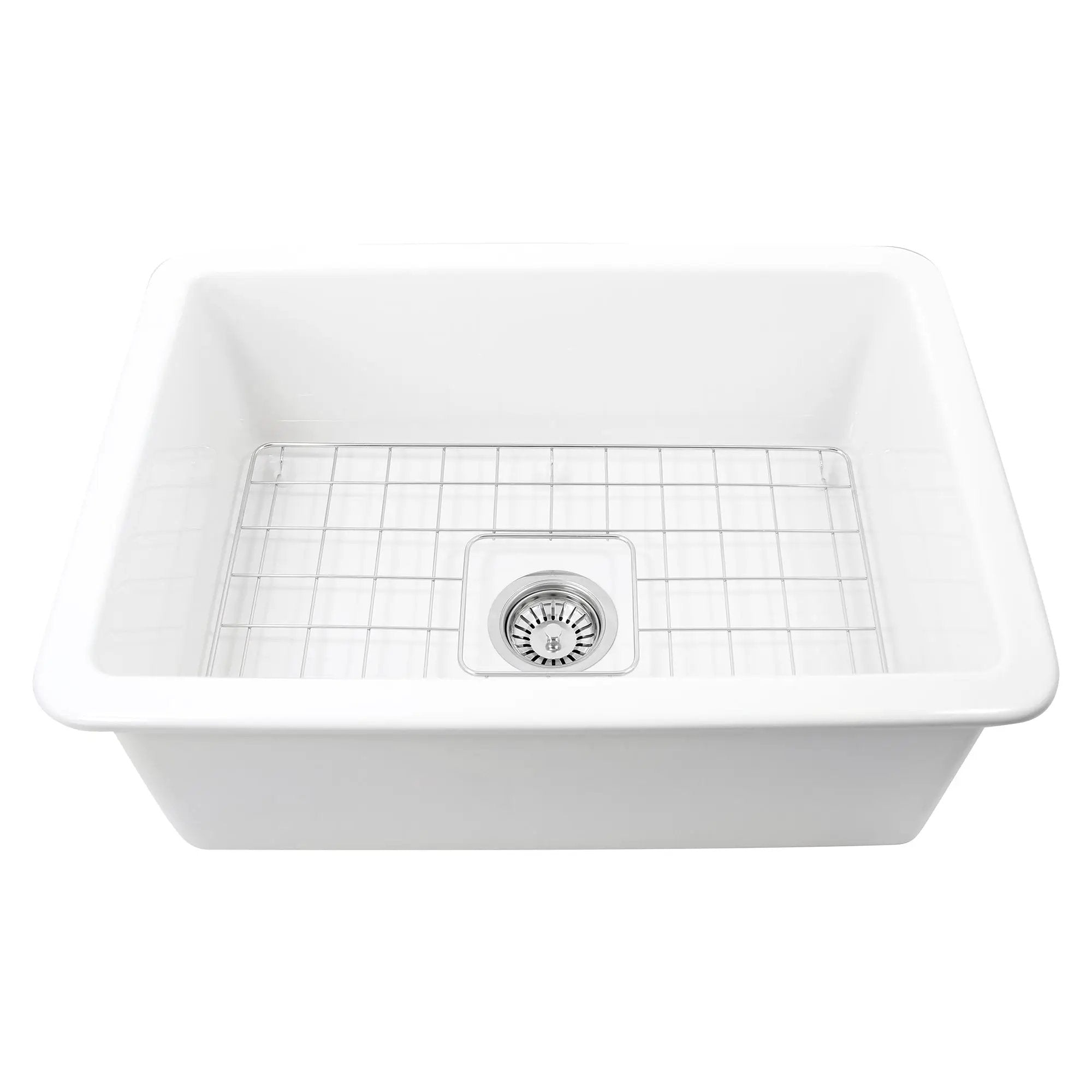 white kitchen sink