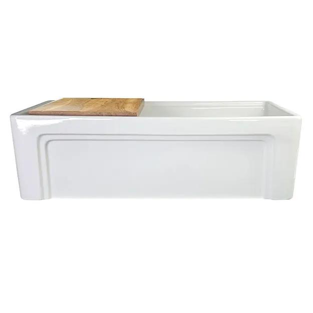 white kitchen sink