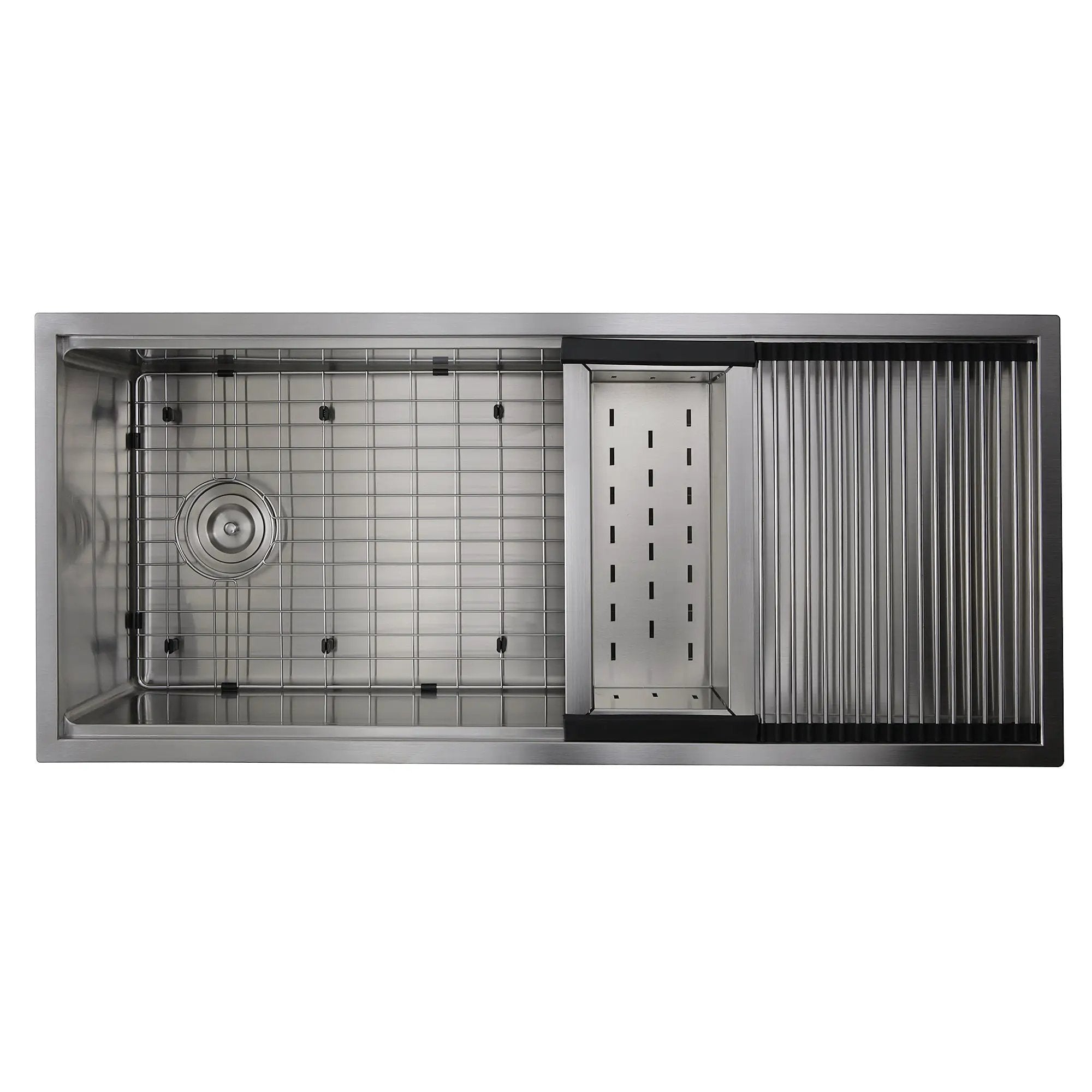 silver kitchen sink