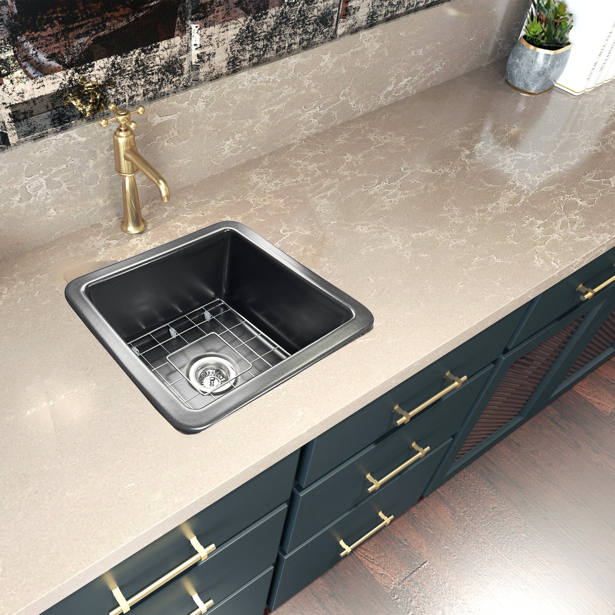 matte black kitchen sink