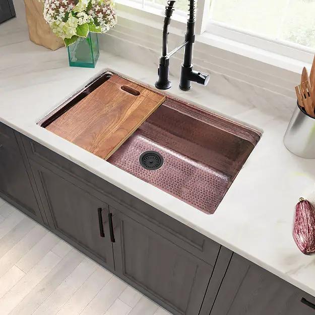 copper kitchen sink