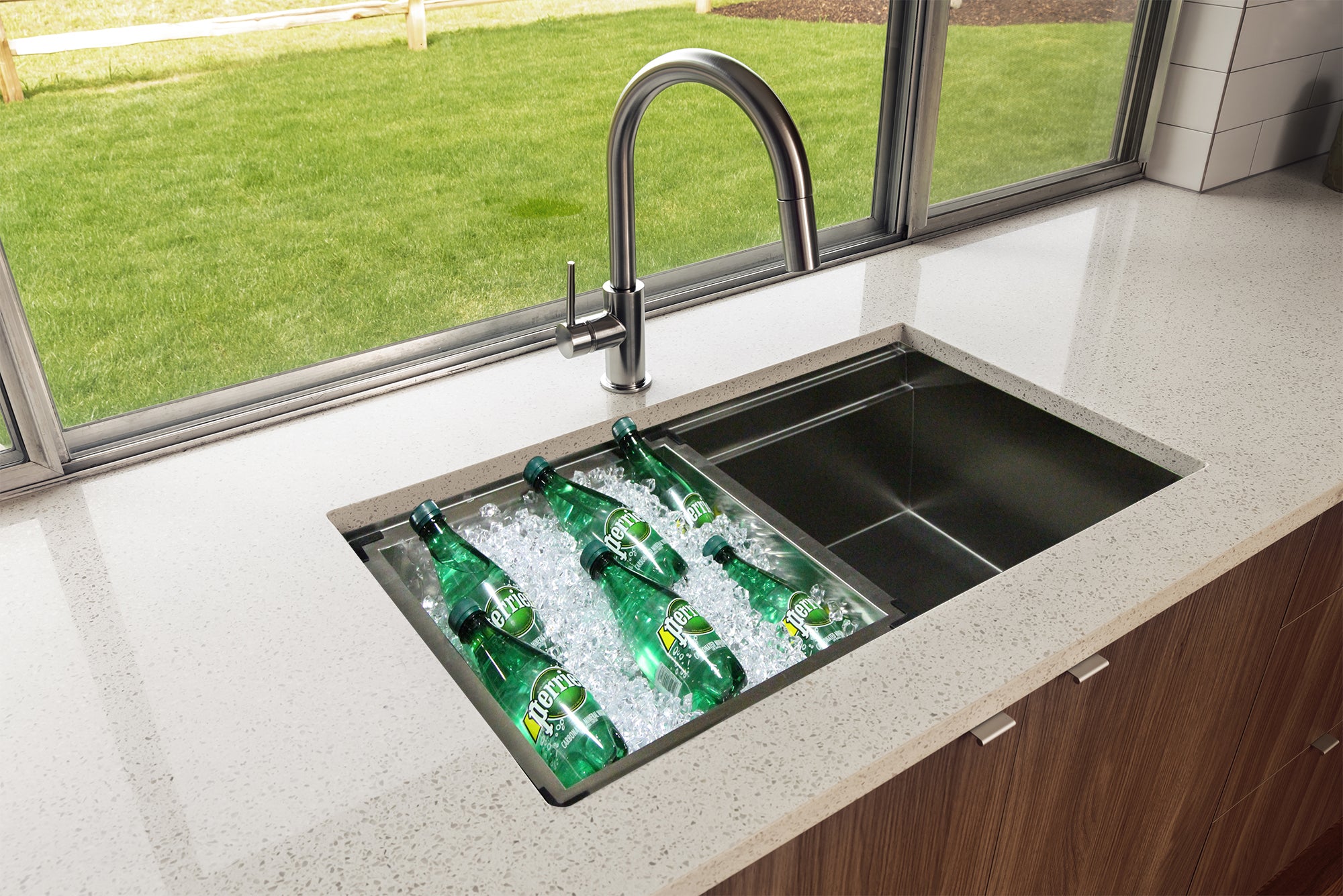 stainless steel kitchen sink