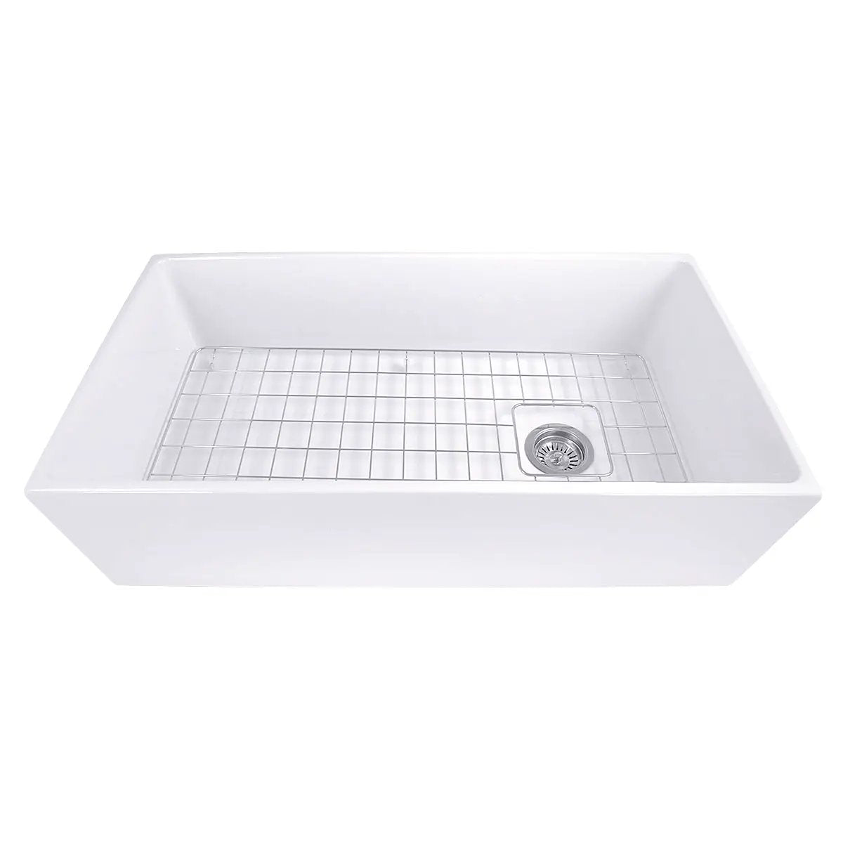 white kitchen sink