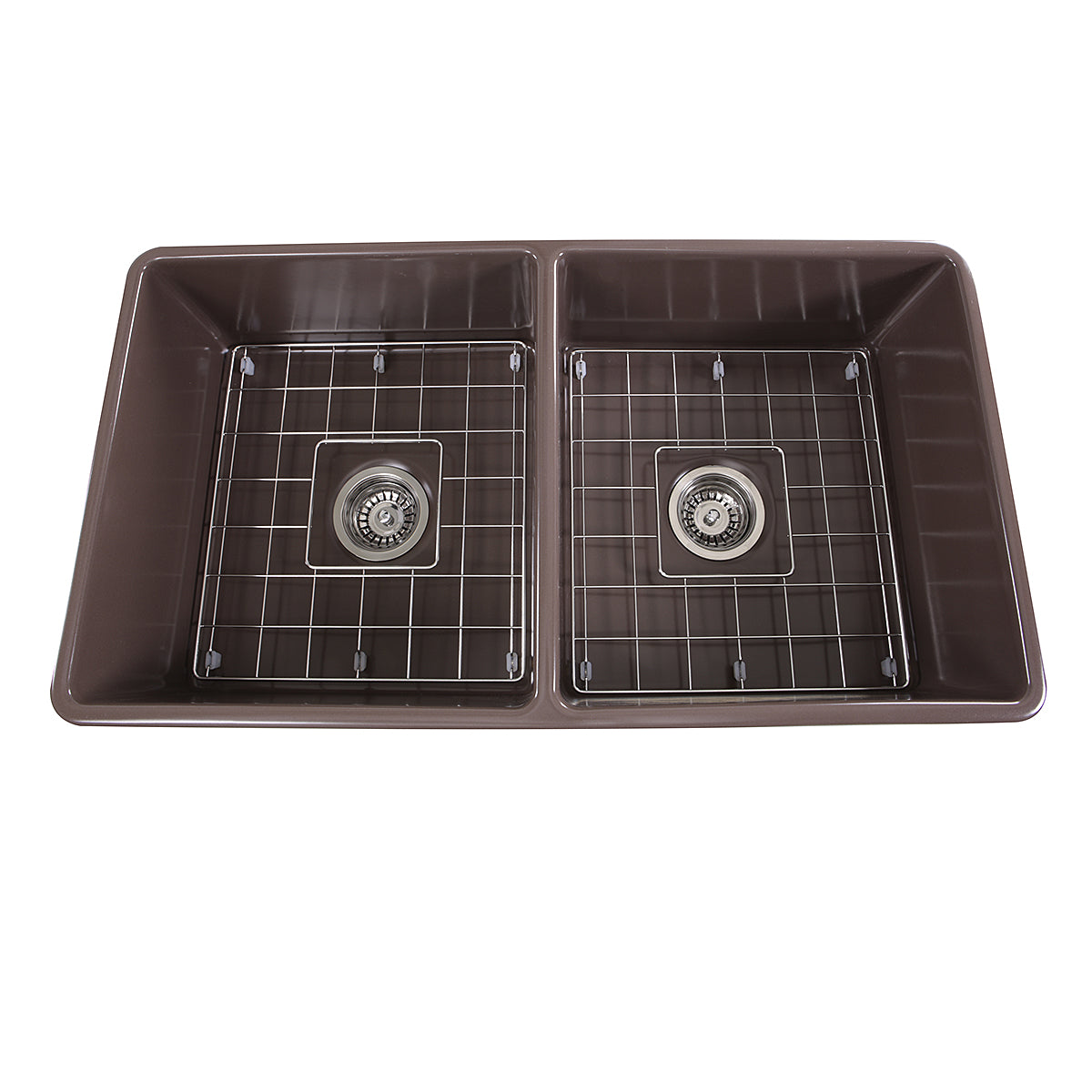 coffee brown kitchen sink