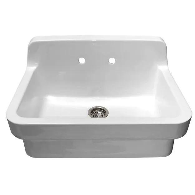 white kitchen sink