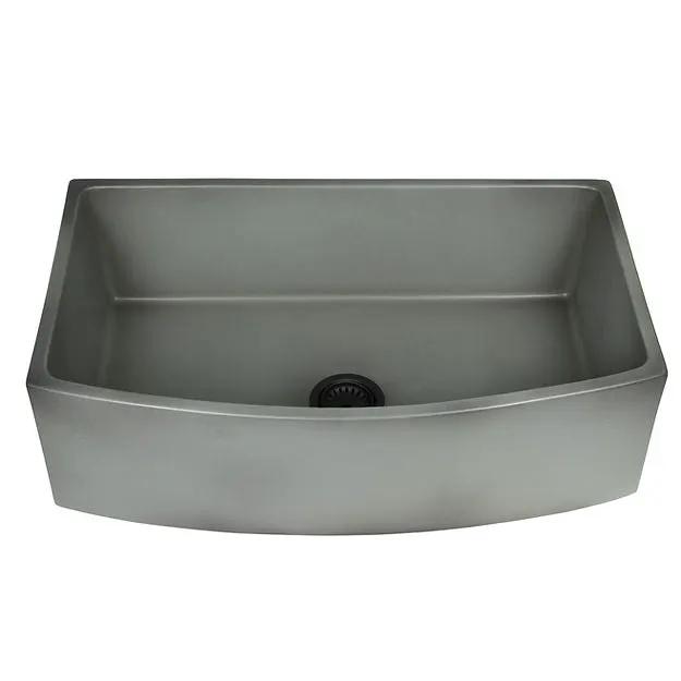 concrete kitchen sink