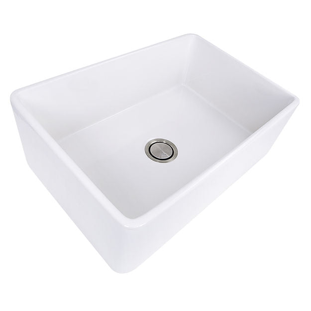 white kitchen sink