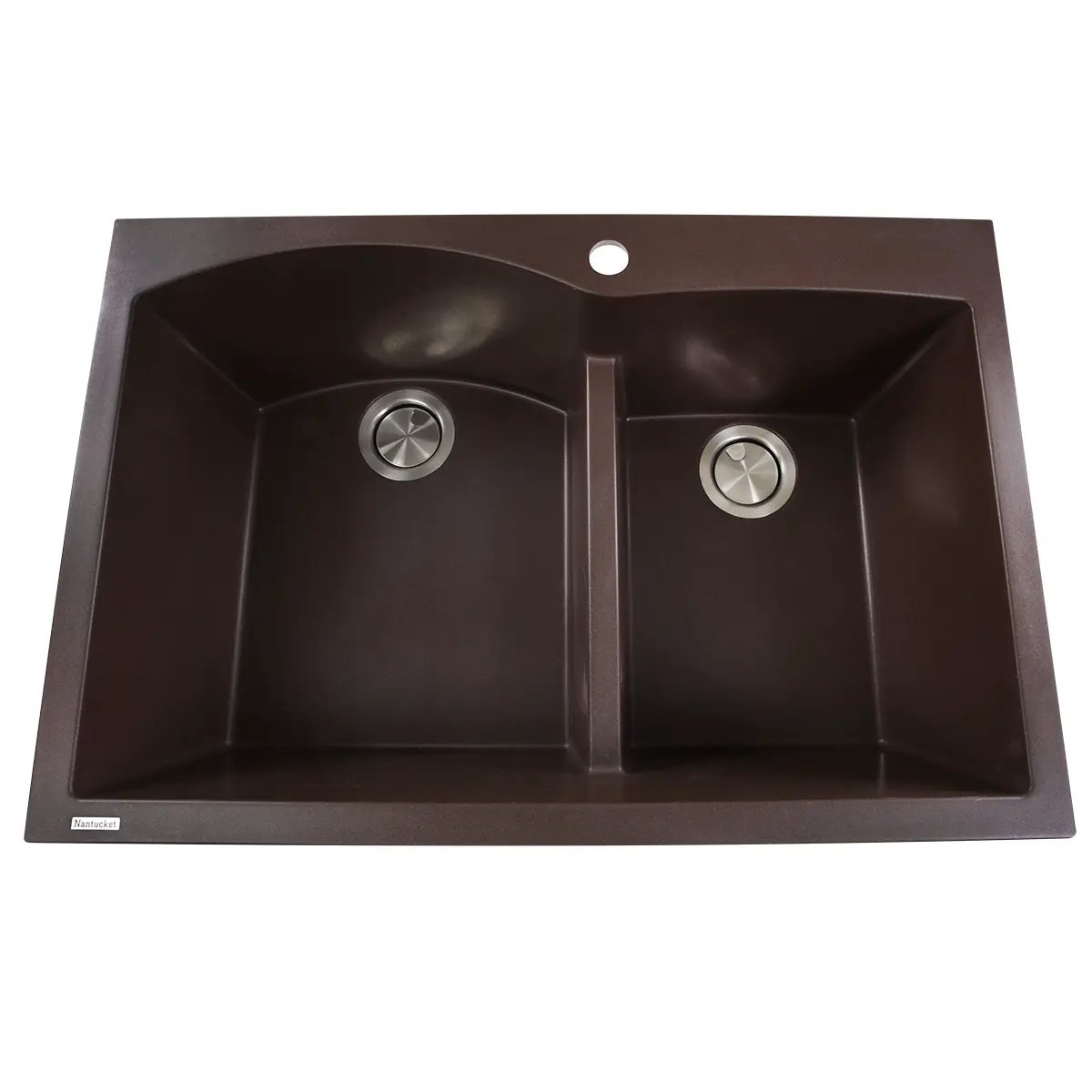 brown kitchen sink
