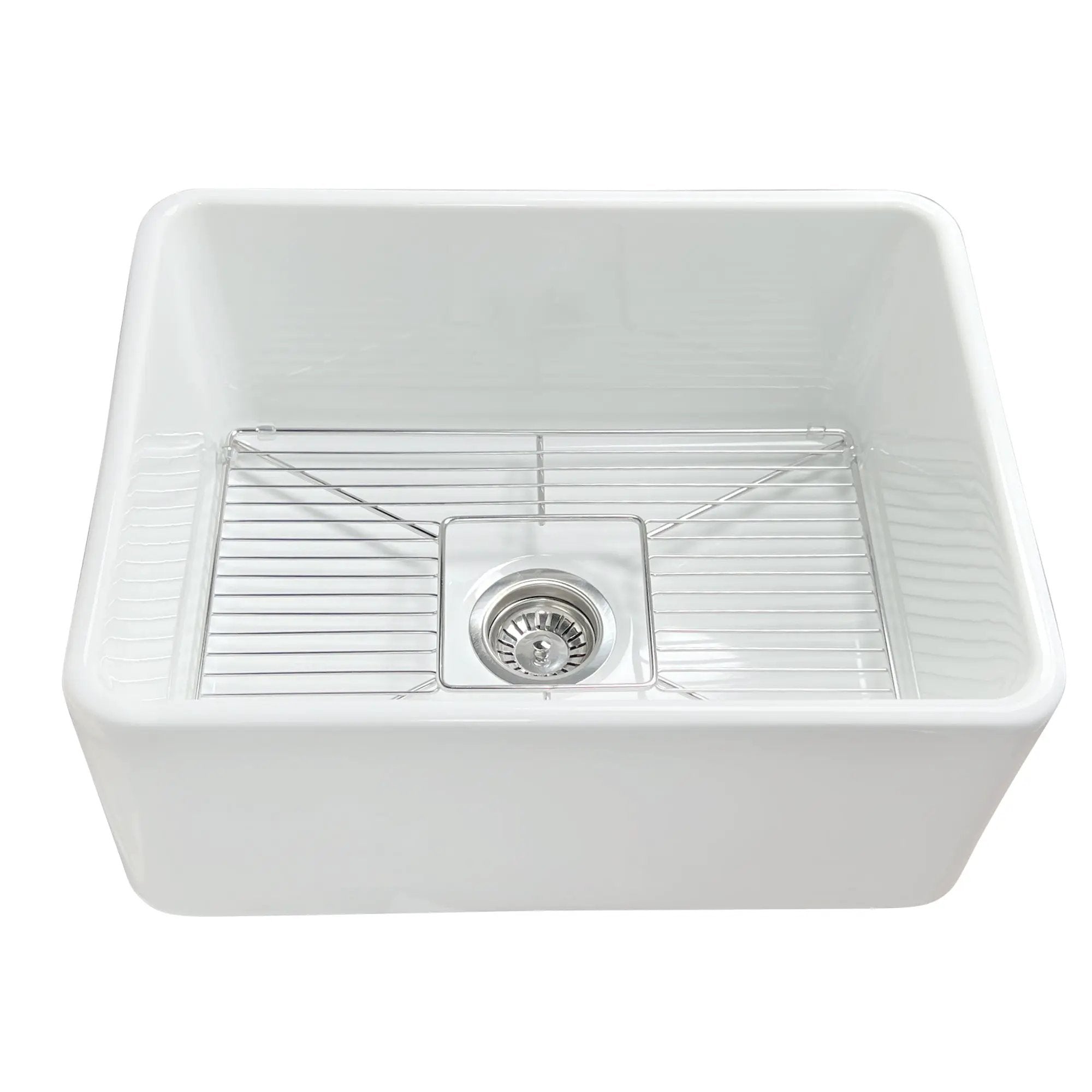 white kitchen sink