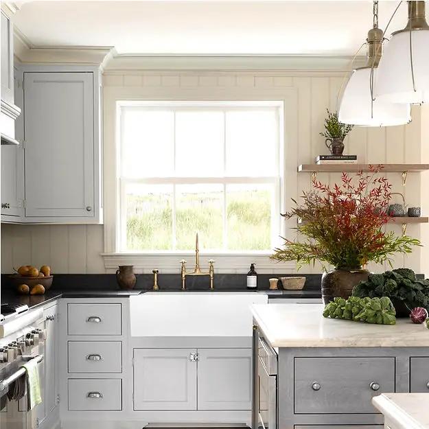 white kitchen sink