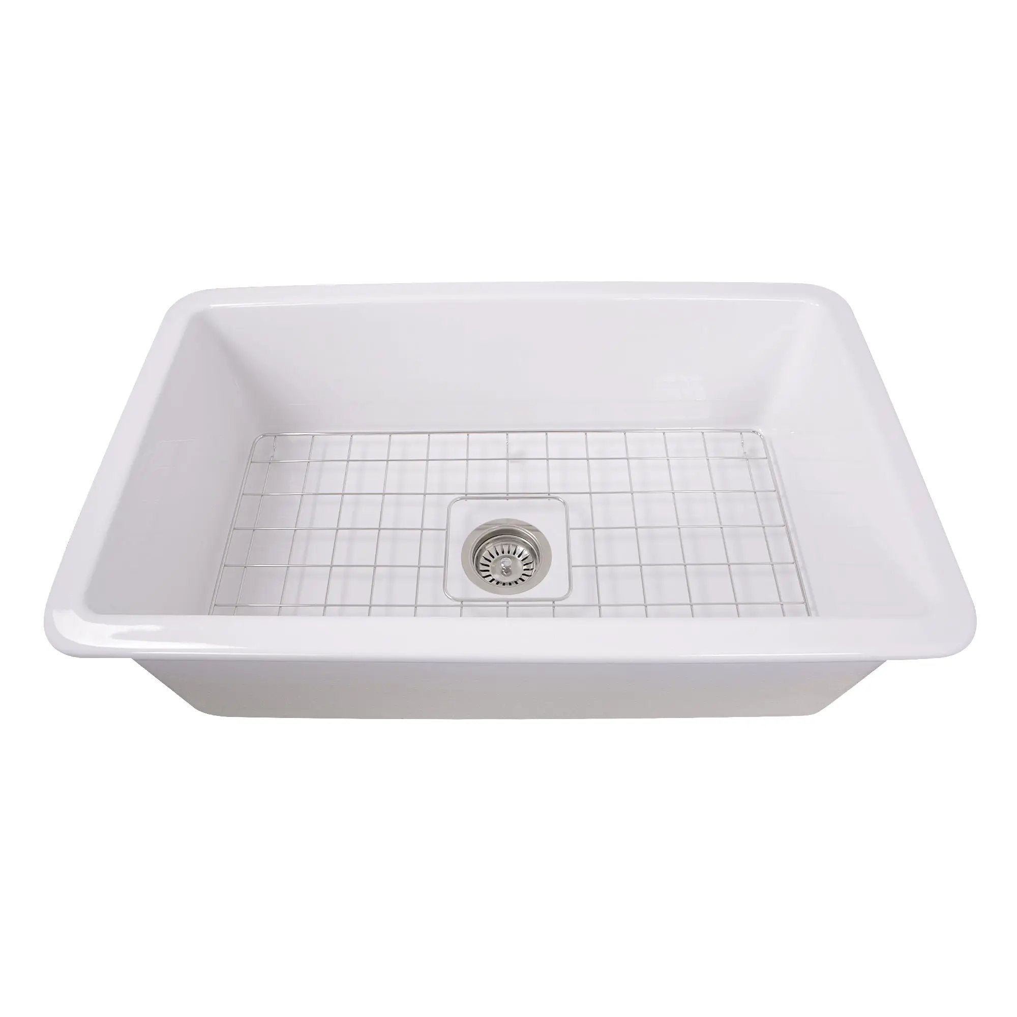 white kitchen sink