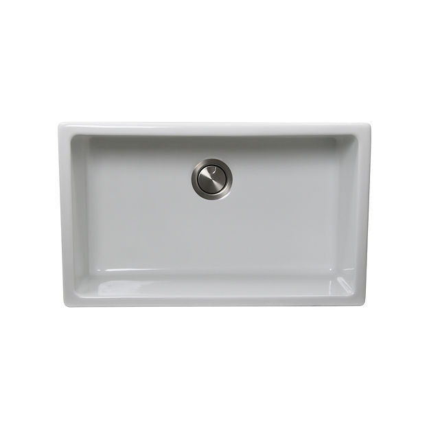 white bathroom sink