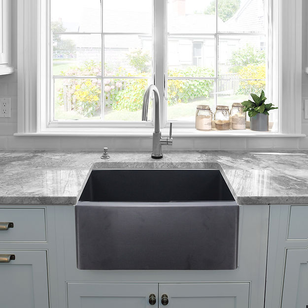 matte black kitchen sink