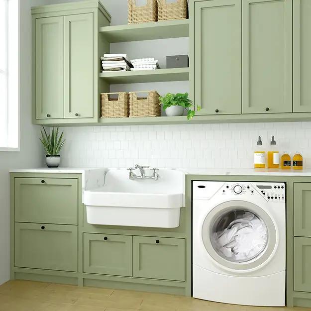 white kitchen sink