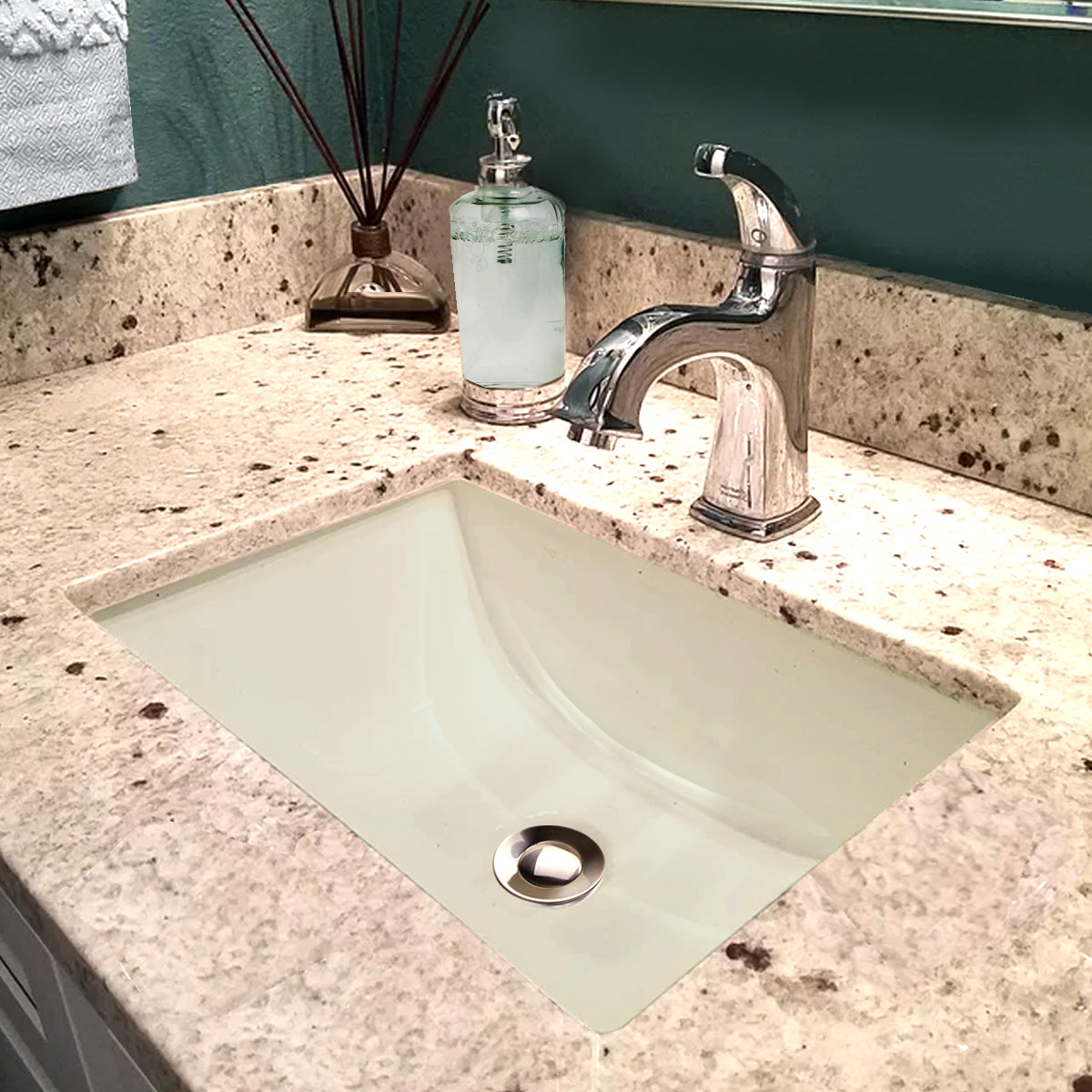 bisque bathroom sink