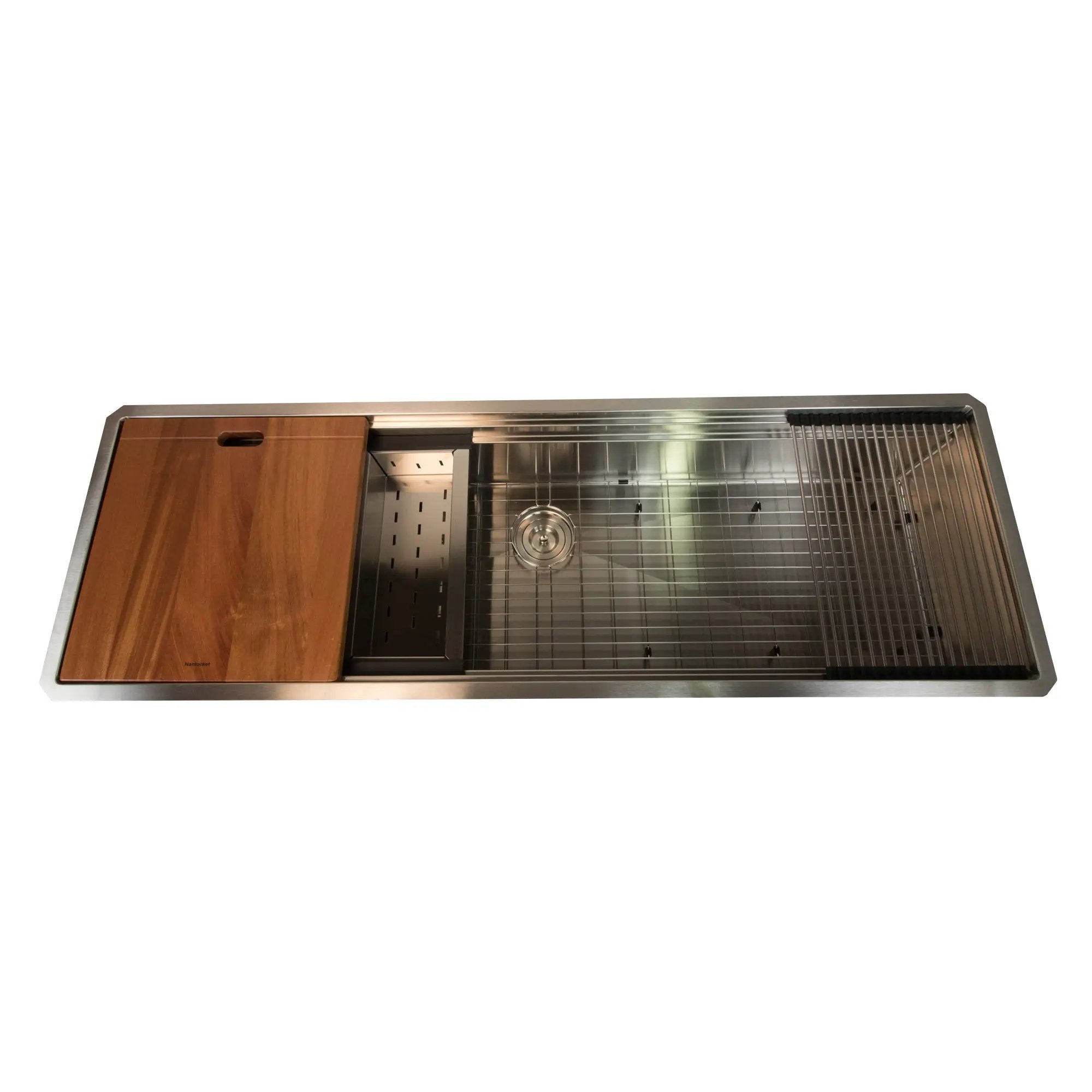 silver kitchen sink