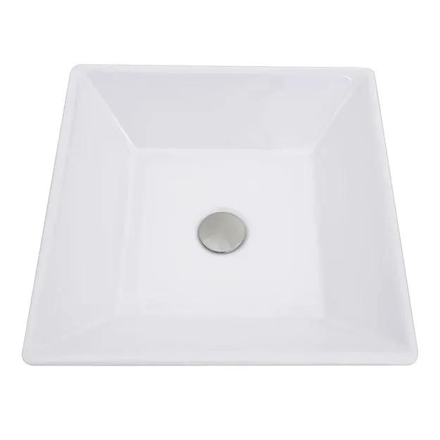 white bathroom sink